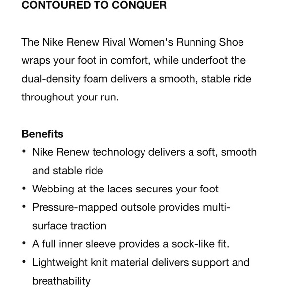 Nike Violet Dust Renew Rival Running Shoes - Picture 8 of 8